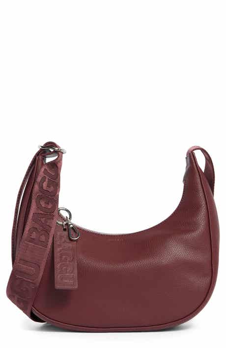 Baggu Small Recycled Leather Crescent Bag