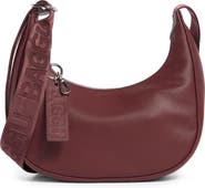 Baggu Small Recycled Leather Crescent Bag