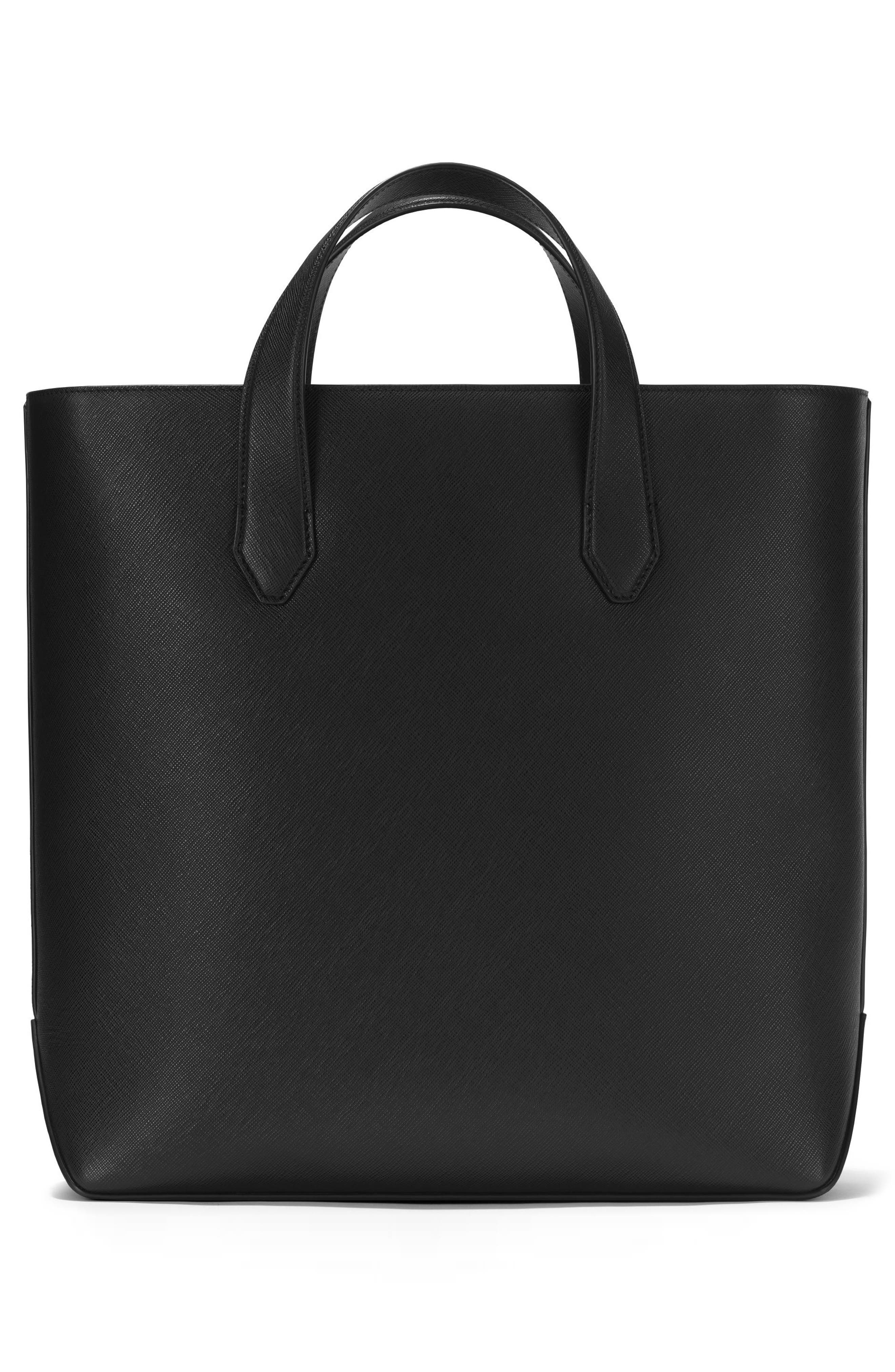 Montblanc Sartorial Vertical Leather Tote, Alternate, color, 