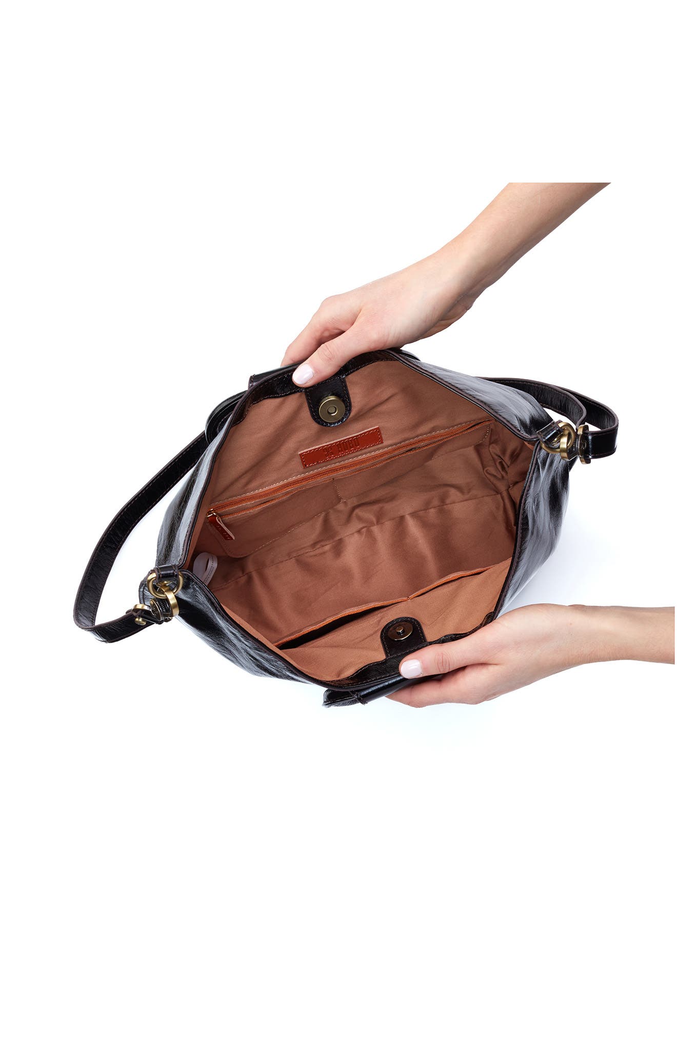 HOBO Sheila Crinkle Leather Tote, Alternate, color, 