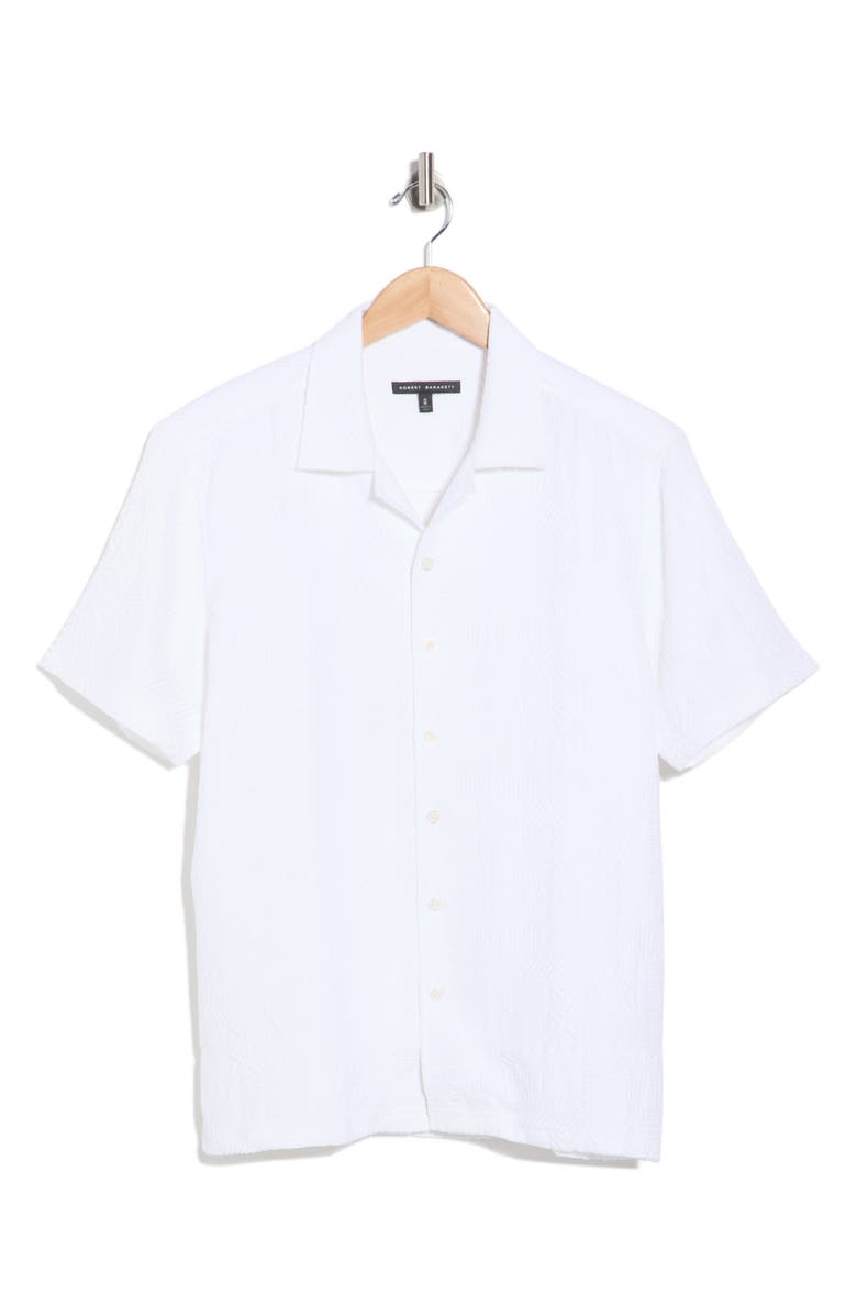Robert Barakett Quincy Camp Shirt, Main, color, White