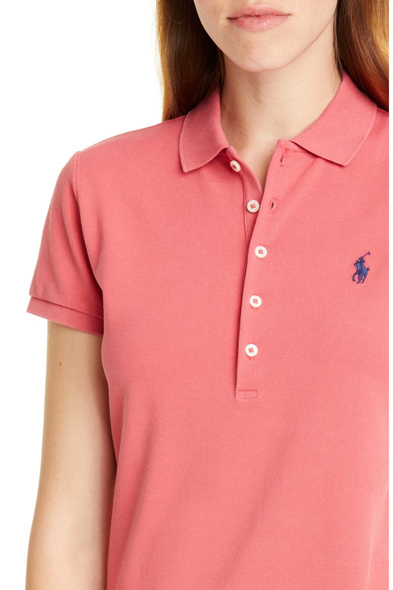 Julie Polo, Alternate, color, NANTUCKET RED