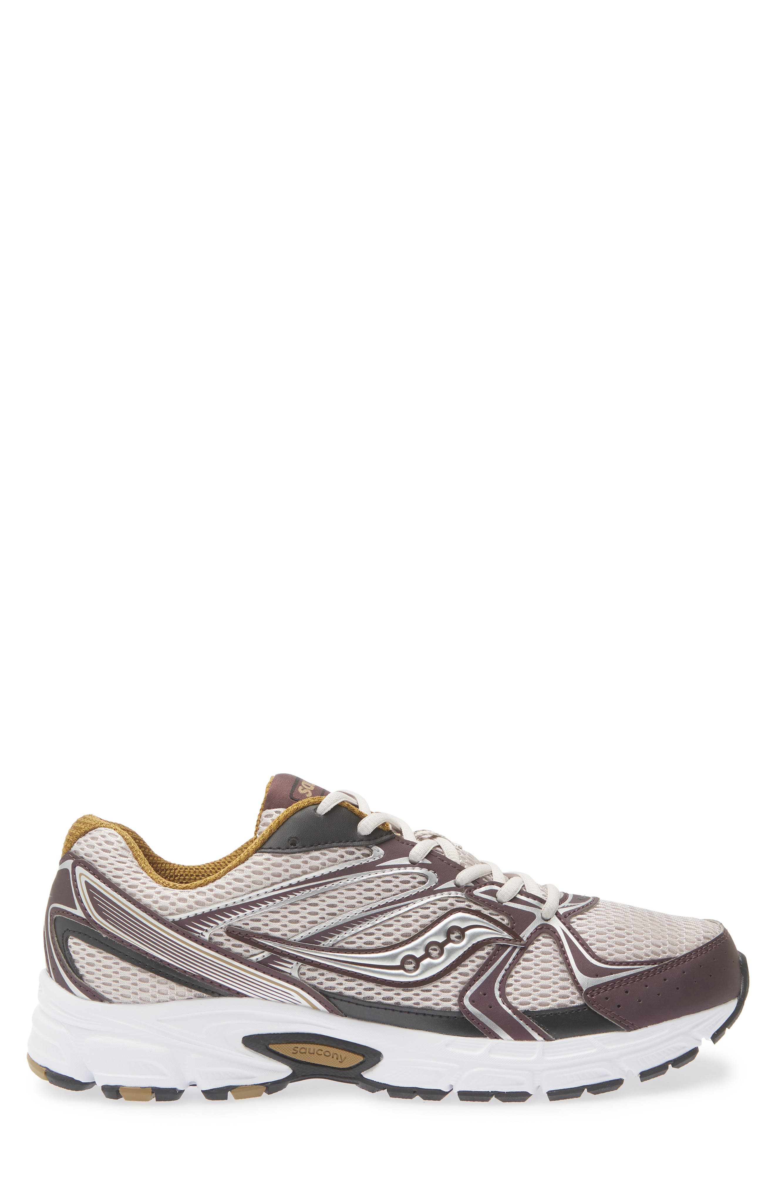 Saucony Gender Inclusive Ride Millennium Sneaker, Alternate, color, Grey/ Wine