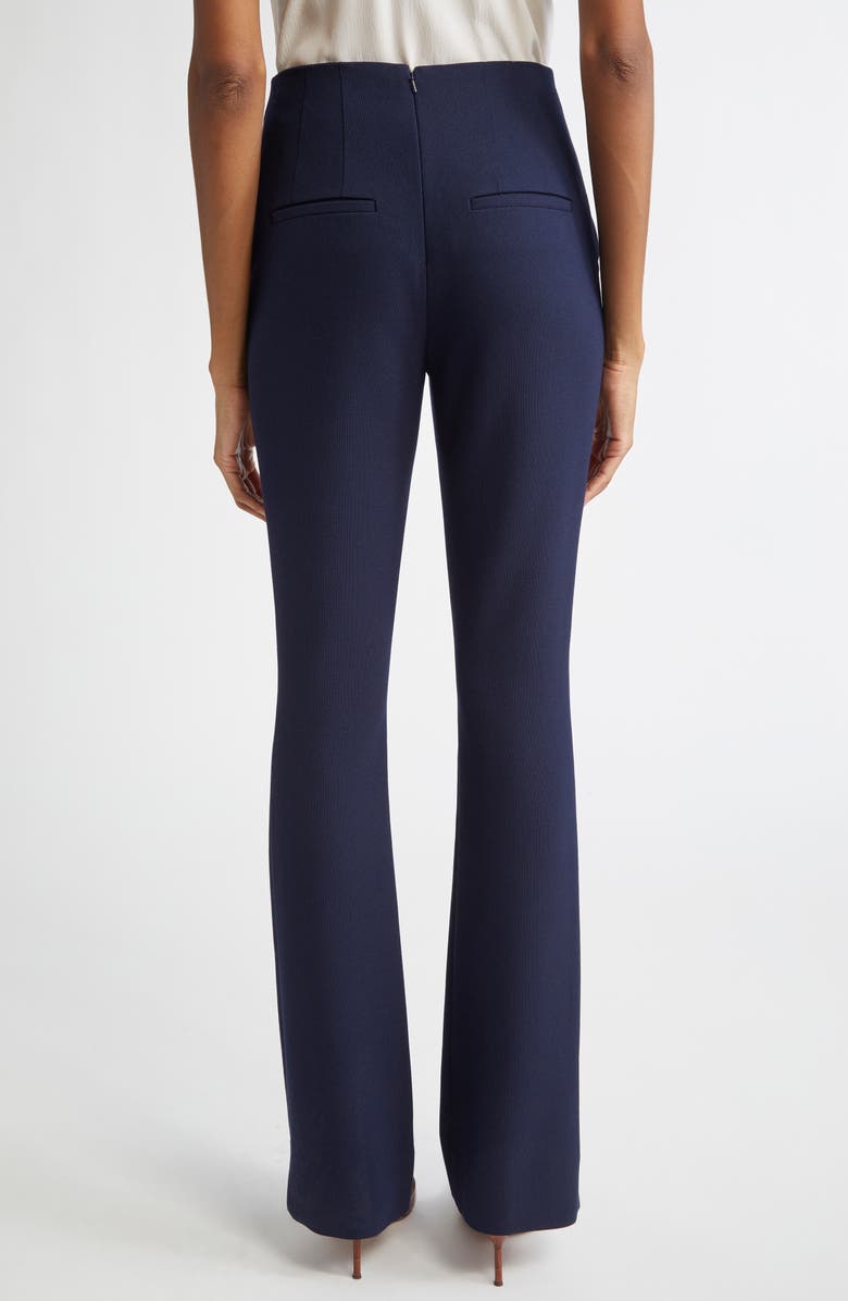 Veronica Beard Orion Pintuck Pleat Pants, Alternate, color, Navy