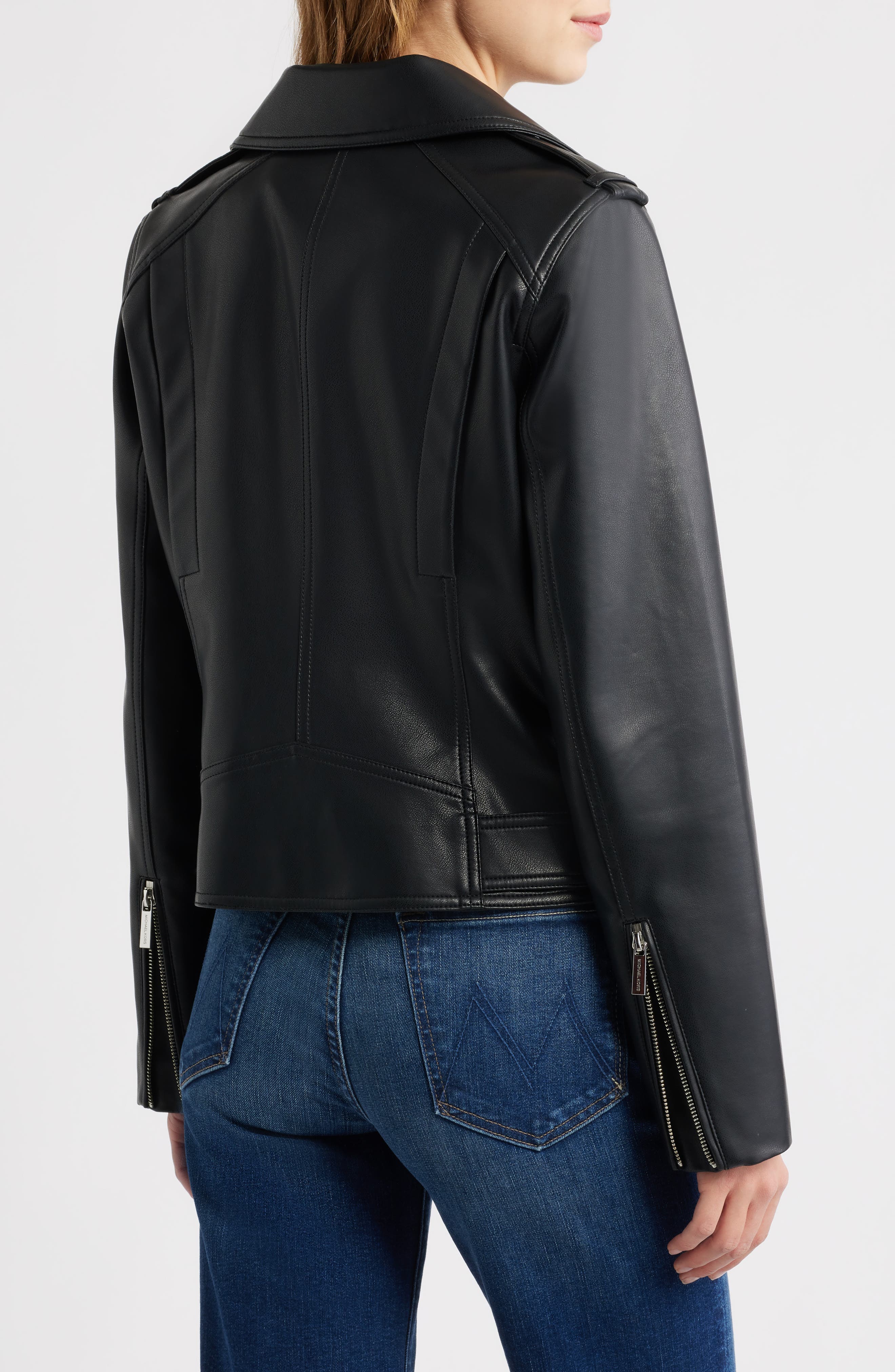 Faux Leather Moto Jacket - image 2