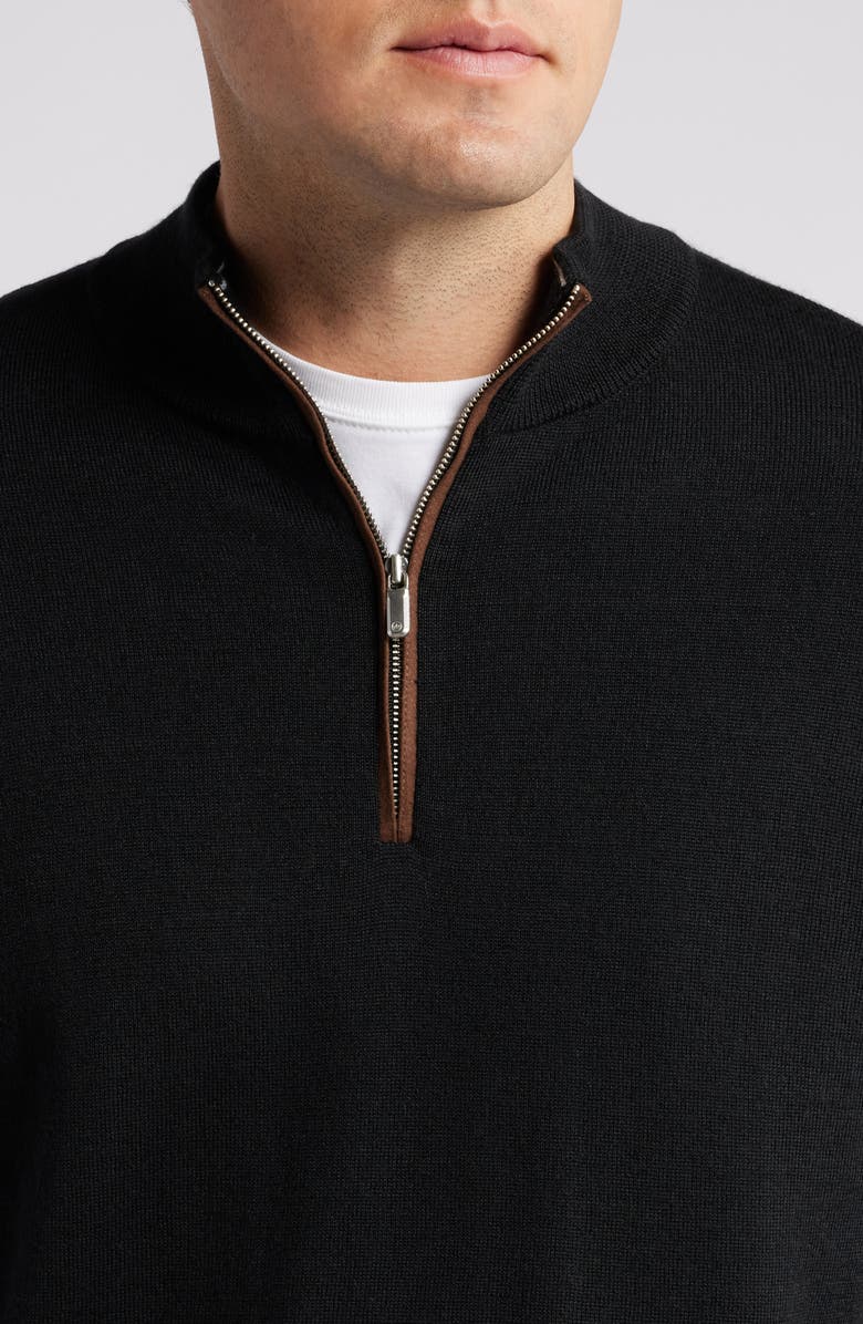 Peter Millar Autumn Crest Wool Blend Quarter Zip Sweater, Alternate, color,