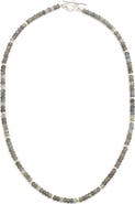 Jan Leslie Gemstone Beaded Necklace With Sterling Silver Lobster Closure