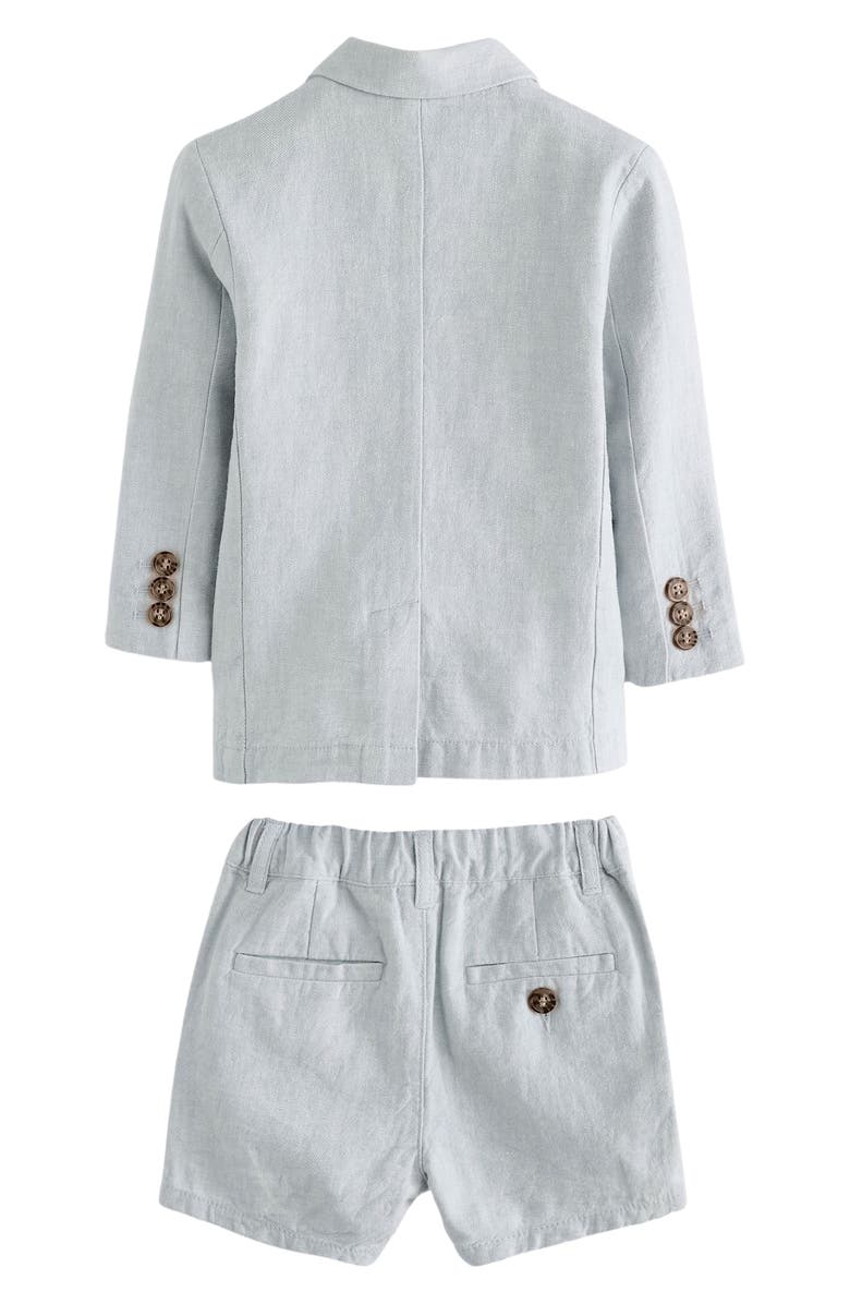 NEXT Kids' Blazer, T-Shirt & Shorts Set, Alternate, color, Blue