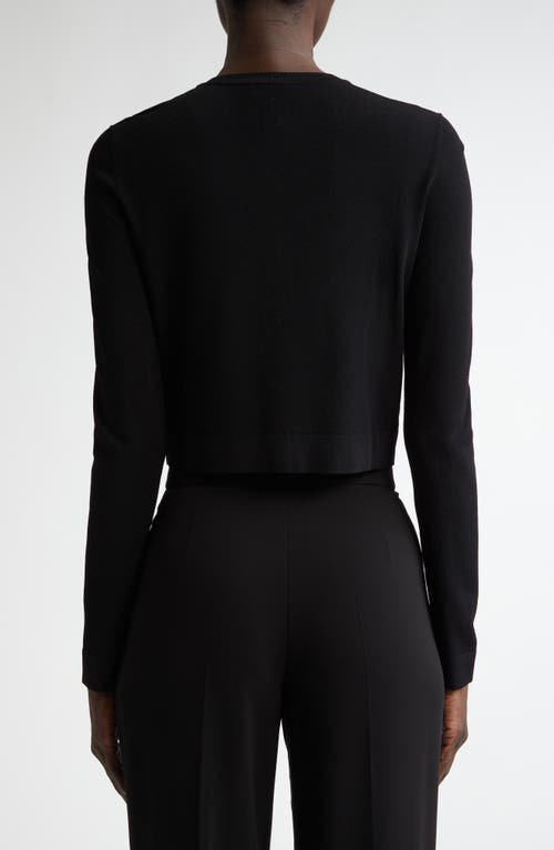 Akris Punto Fitted Knit Cardigan In Black