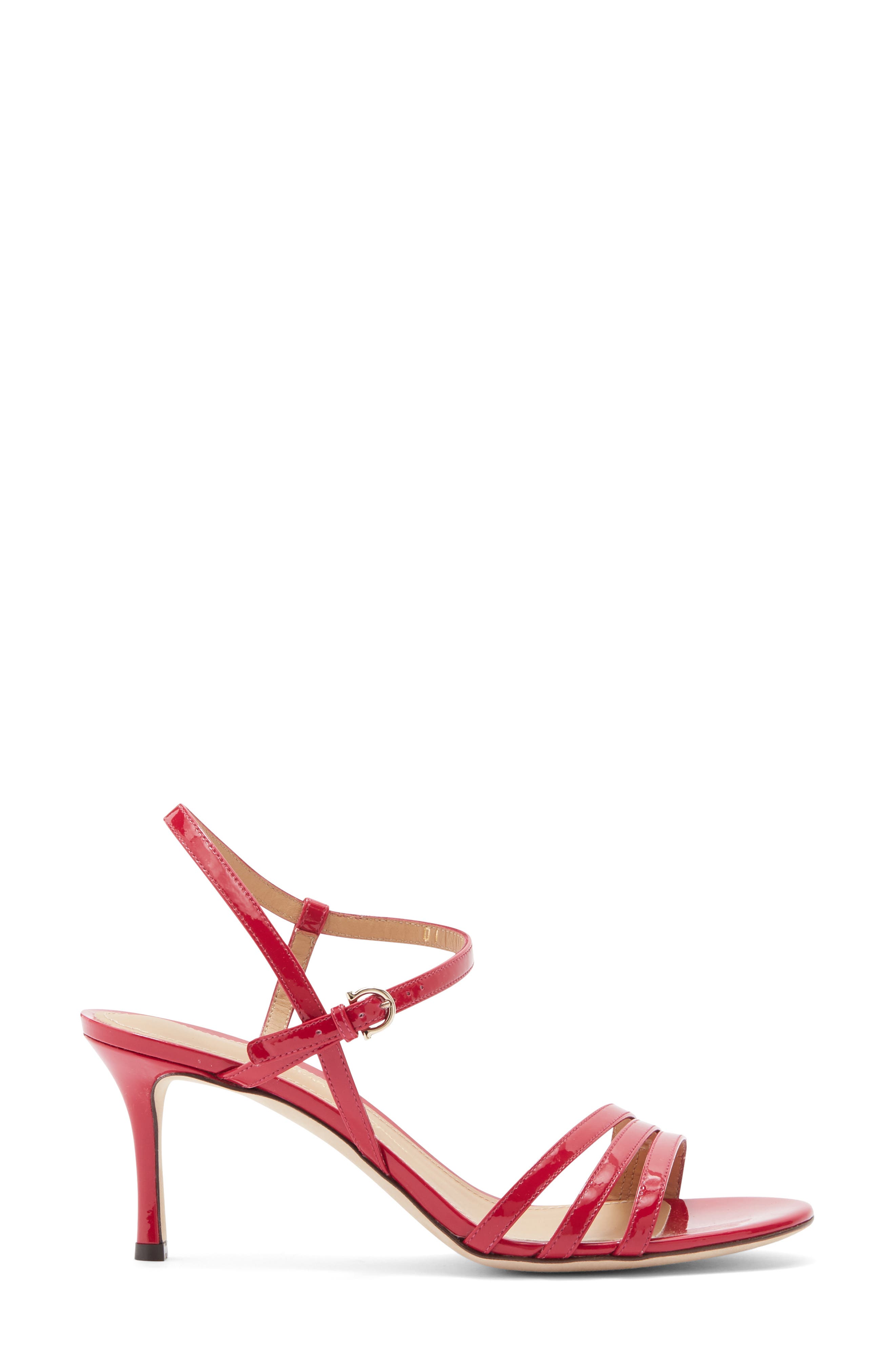 FERRAGAMO Idwige Sandal, Alternate, color, Red