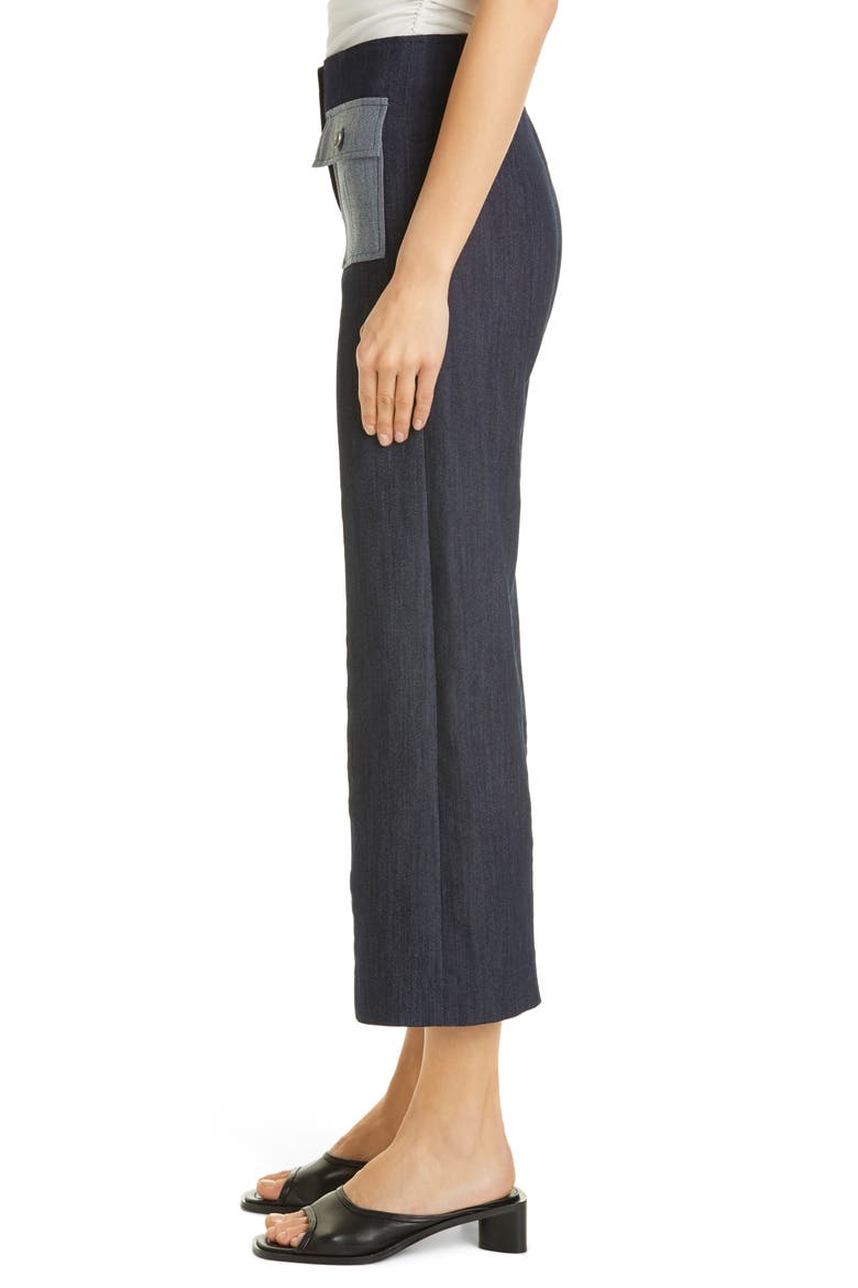 Azure Crop Wide Leg Jeans, Alternate, color, INDIGO