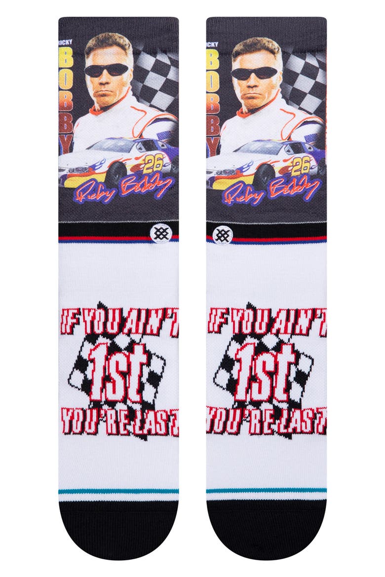 First, Last Crew Socks, Main, color, WHITE