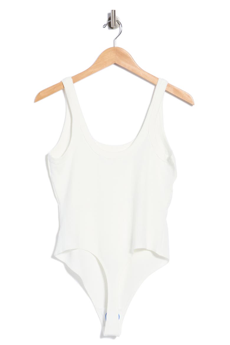 Rib Tank Bodysuit, Alternate, color, CHALK