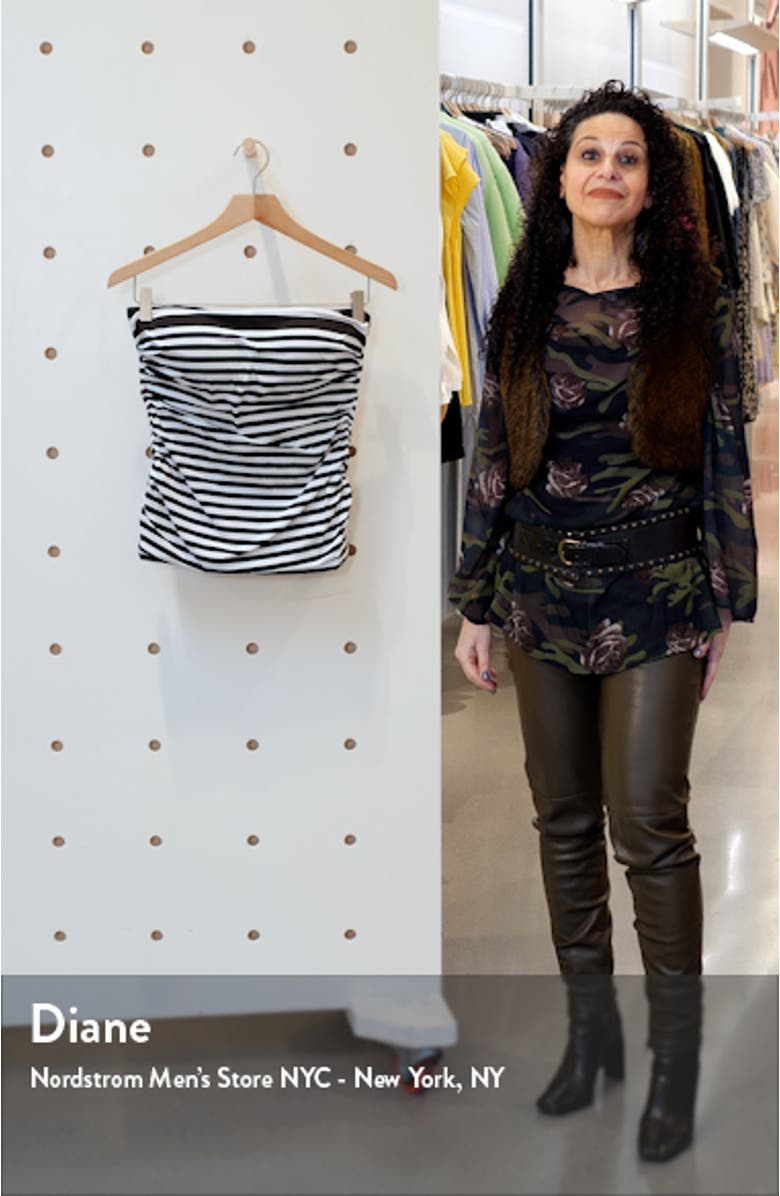 Breaker Bay Shirred Bandeau Tankini Top, sales video thumbnail