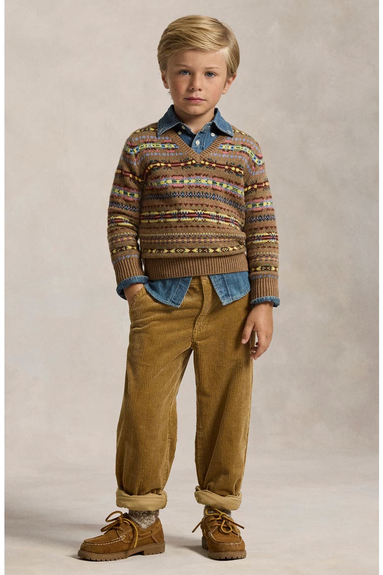 Kids' Bedford Straight Leg Corduroy Pants, Alternate, color, JODPHUR TAN