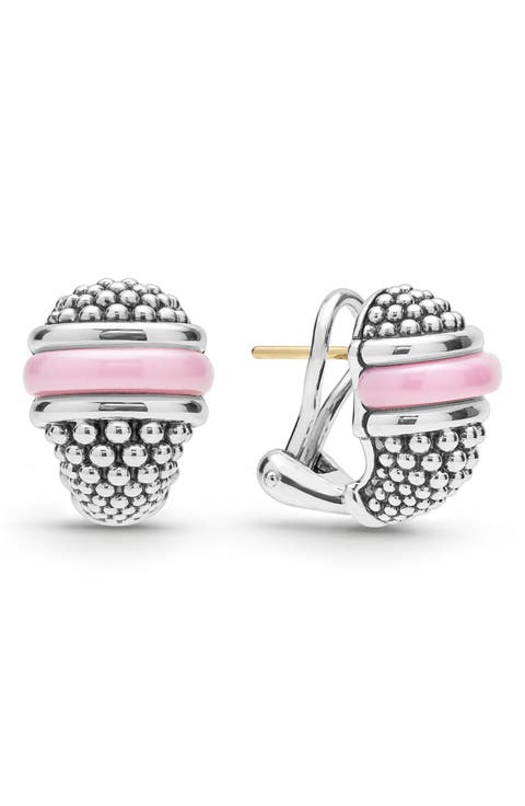 Pink Caviar Stud Earrings (Nordstrom Exclusive)