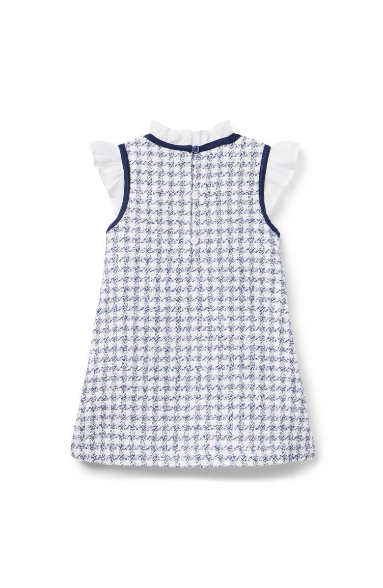 Janie and Jack The Tailored Tweed Dress, Alternate, color, Blue