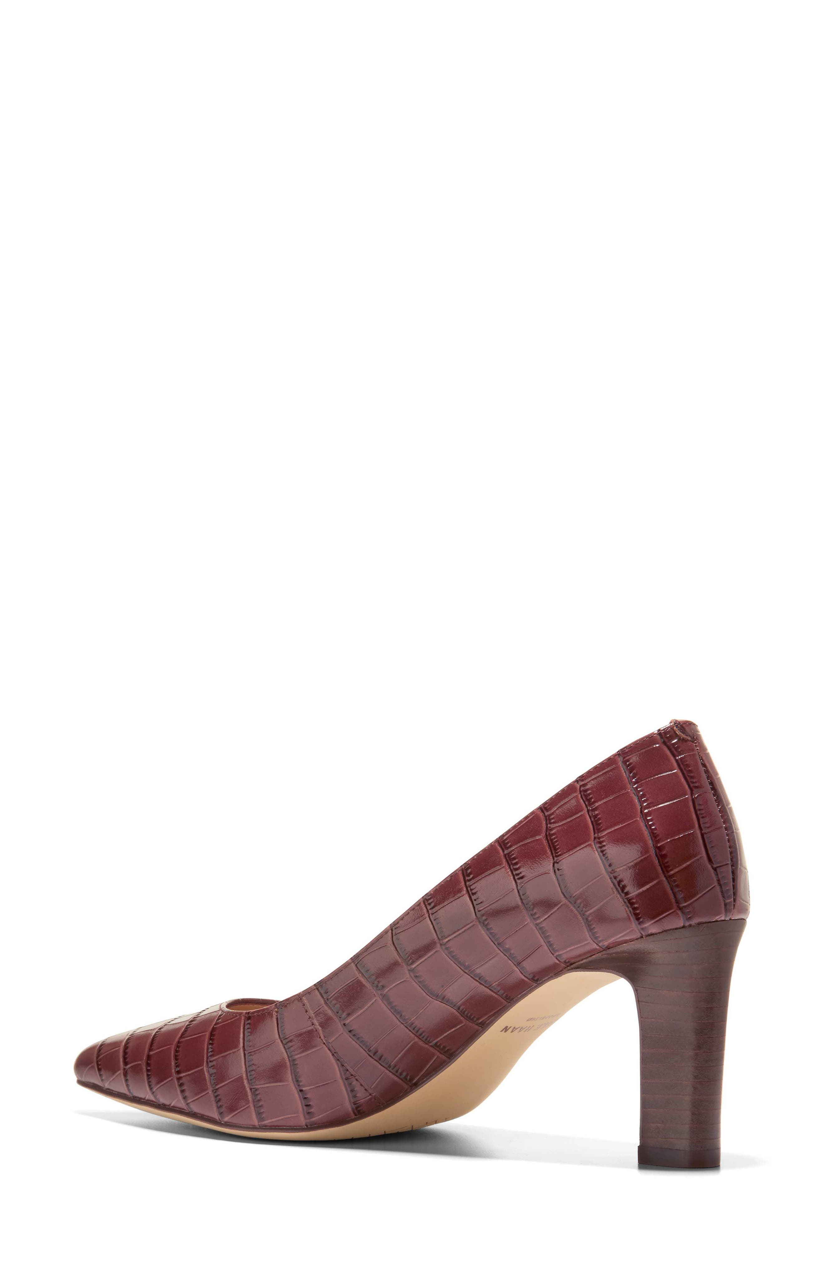 Cole Haan Mylah Snakeskin Embossed Pump, Alternate, color, 