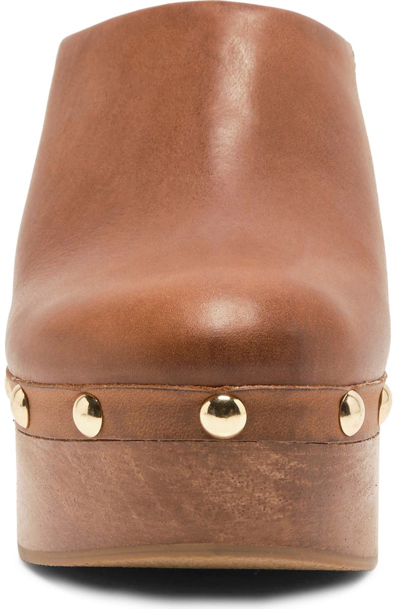 Free People Calli Platform Clog, Alternate, color, Cabernet Leather