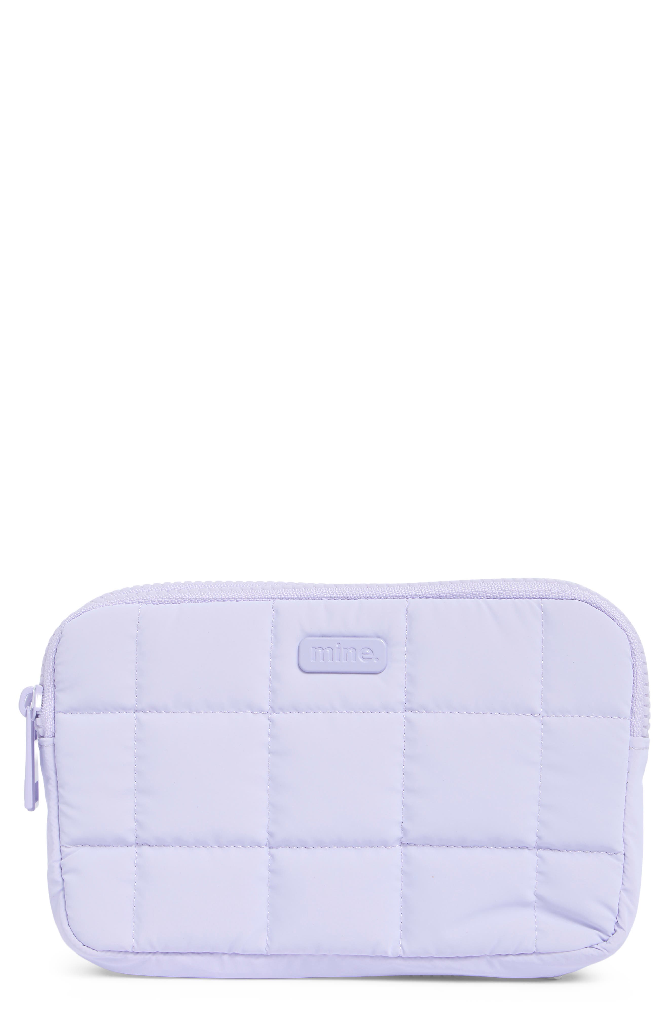 MYTAGALONGS Quilted Pouch, Main, color, Lavender