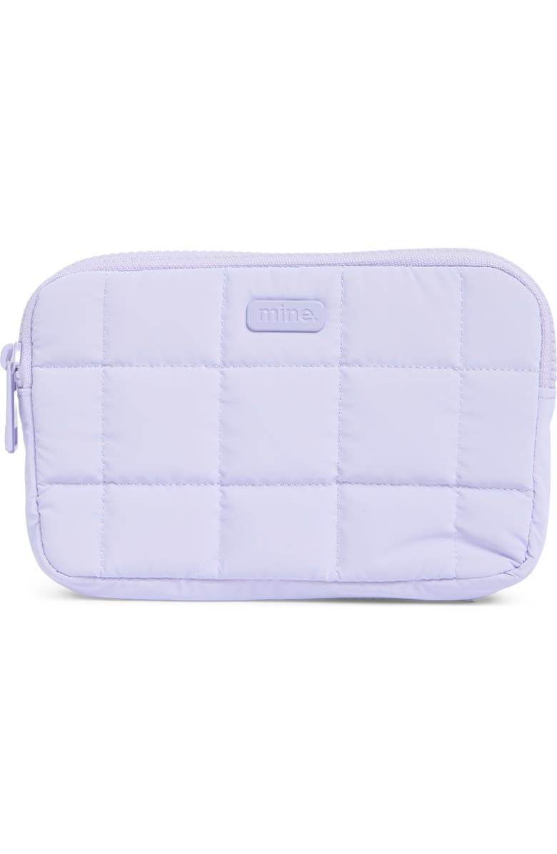 MYTAGALONGS Quilted Pouch, Main, color, Lavender