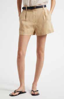 Nili Lotan Beatrice Linen & Silk Shorts