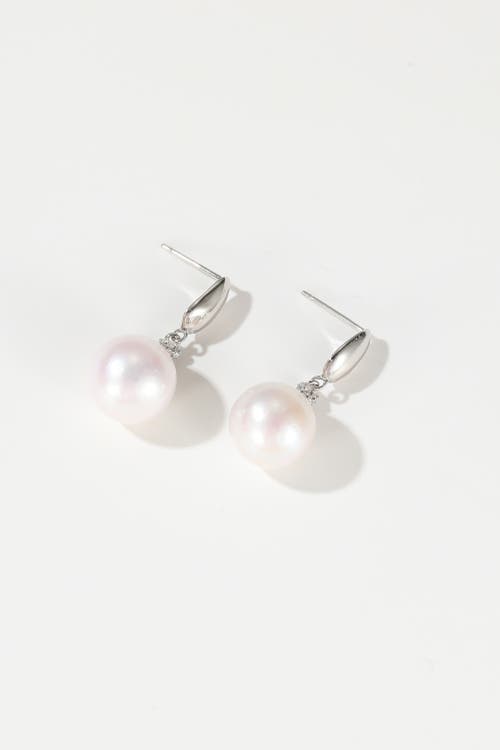 Classicharms Doris Freshwater Pearl Drop Earrings In Burgundy