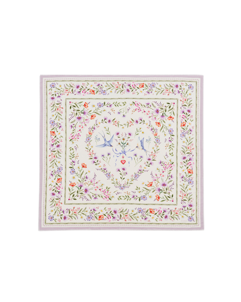 Forget Me Not Narrative Square Scarf