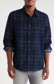14th & Union Plaid Corduroy Button-Up Shirt
