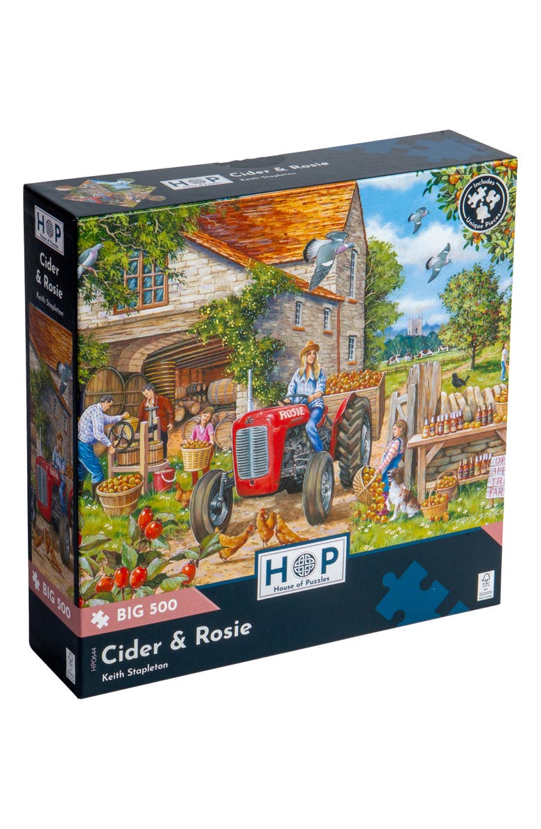 The House of Puzzles Cider Rosie Big 500-Piece Jigsaw Puzzle, Main, color, 