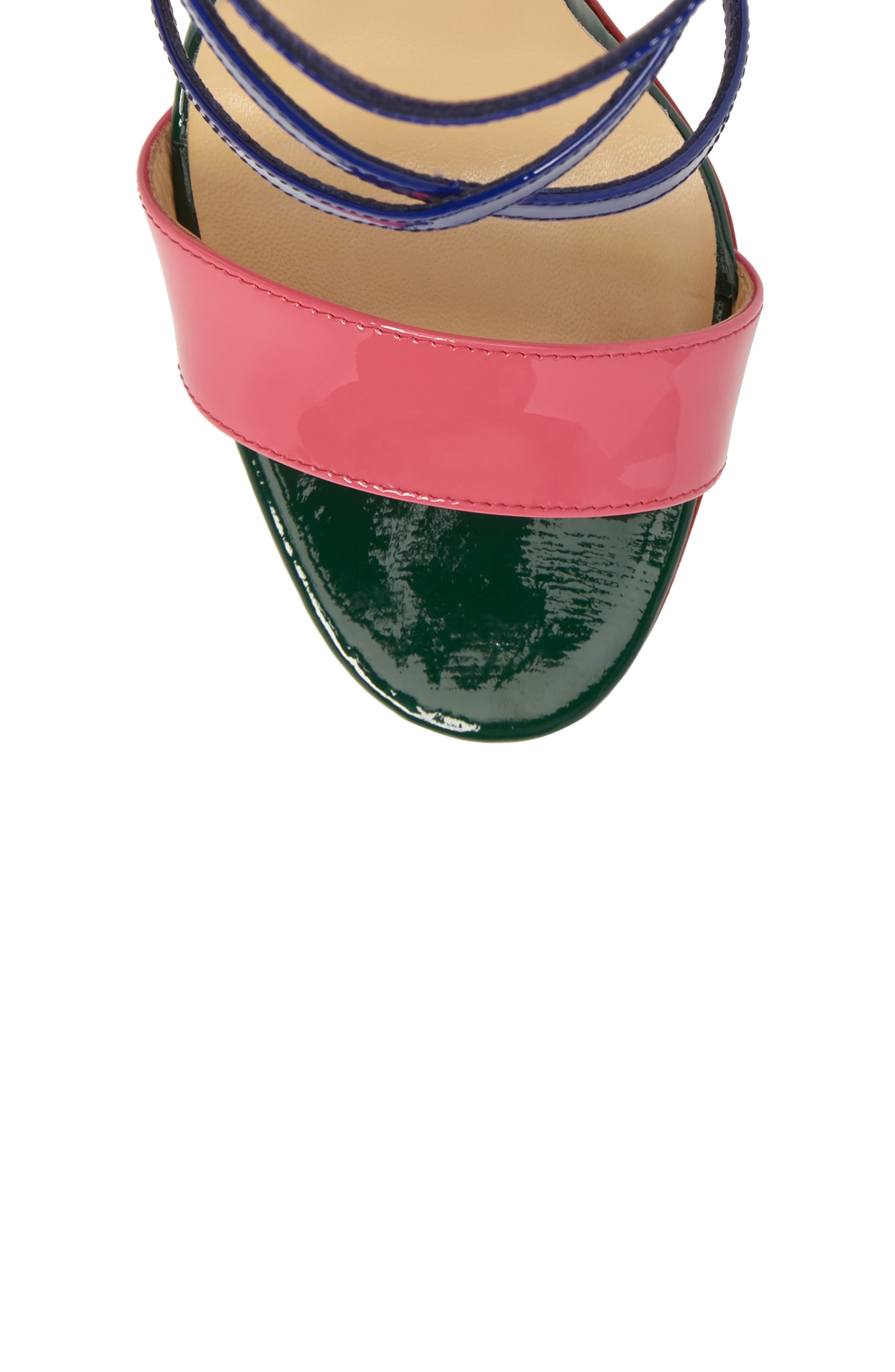 Choca Criss Sandal, Alternate, color, PINK/BLUE MULTI