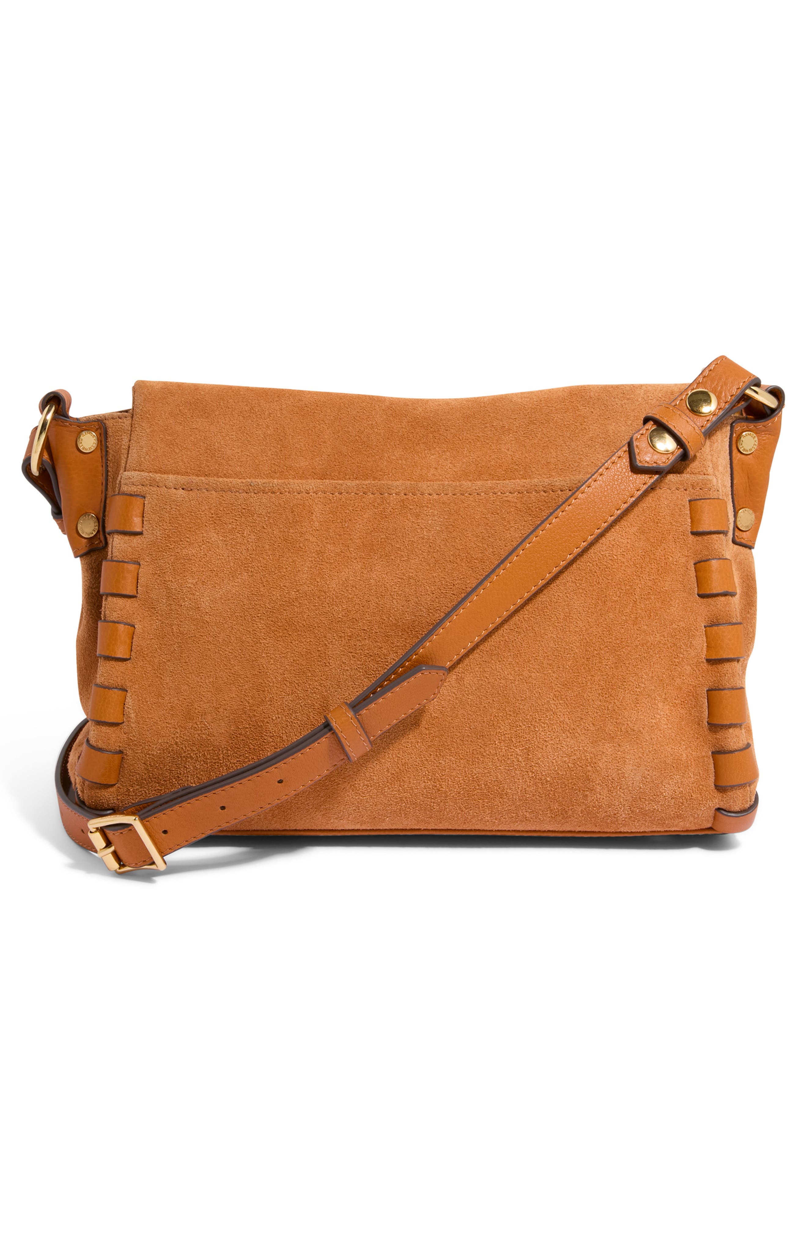 AIMEE Zen Convertible Crossbody, Alternate, color, Rustic Caramel Suede