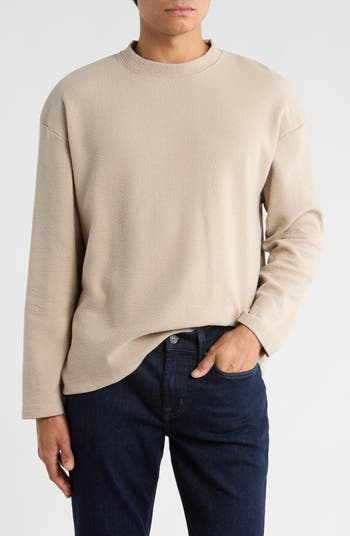 Textured Long Sleeve T-Shirt