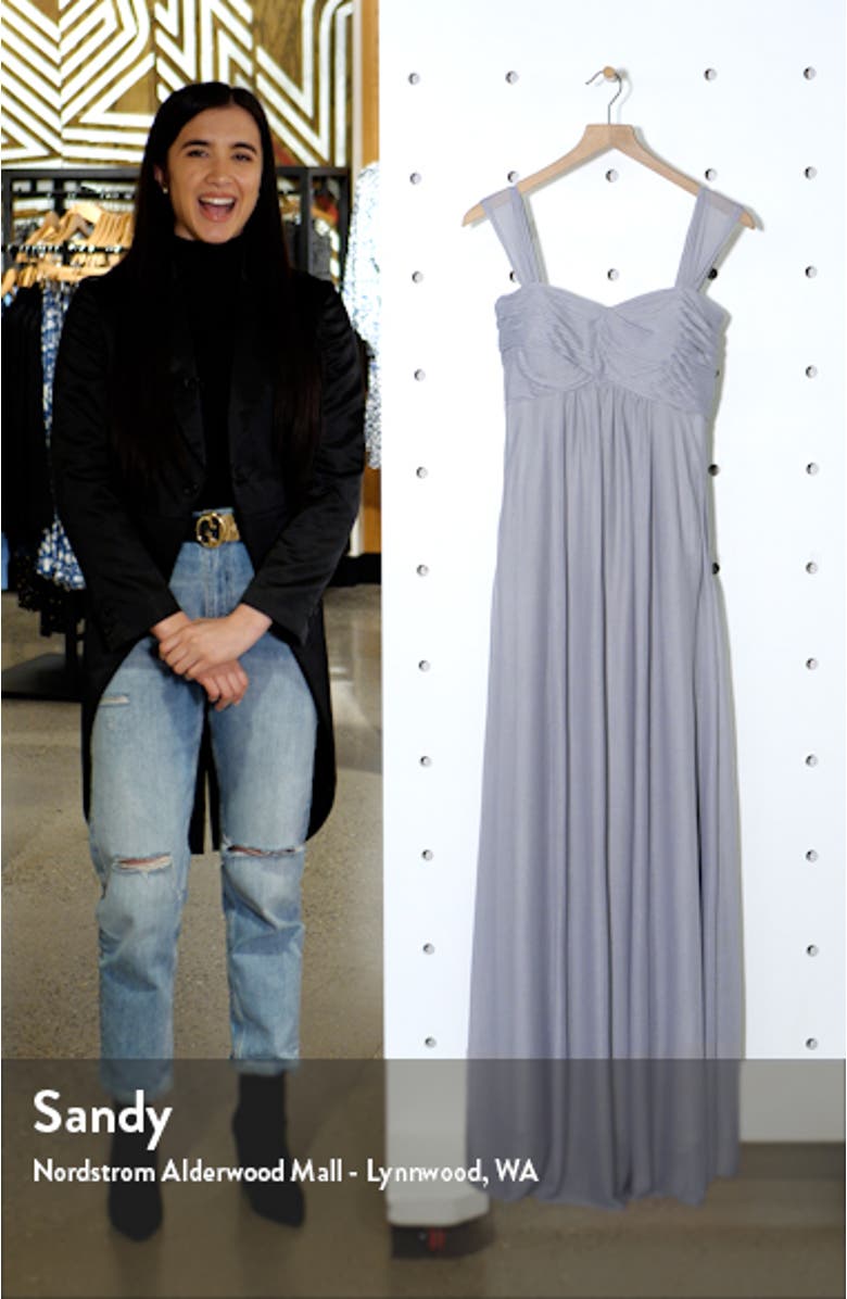 Maria Convertible Sleeve Tulle Gown, sales video thumbnail