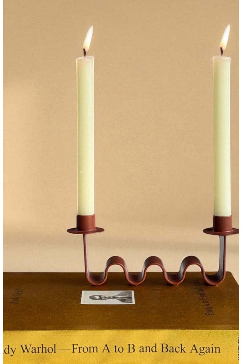 Helen Candle Holder, Alternate, color, Red