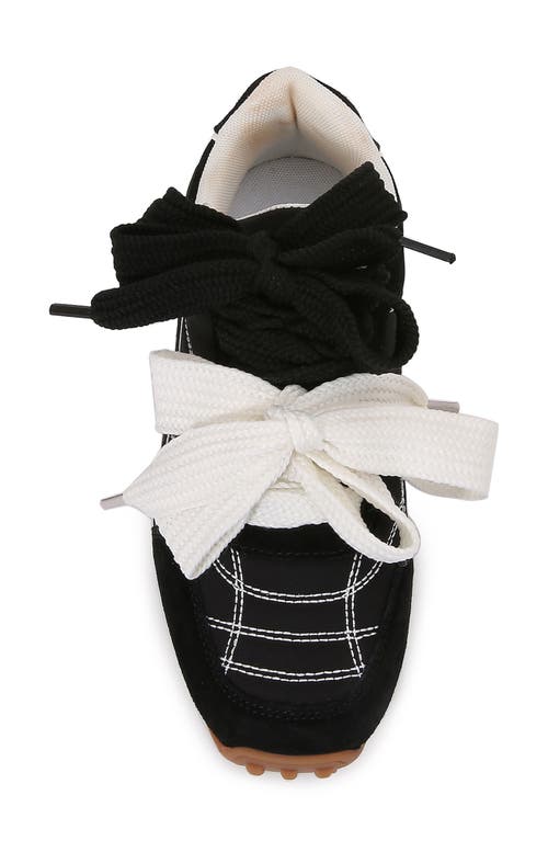 Berness Ribbon Lace Sneaker In Black