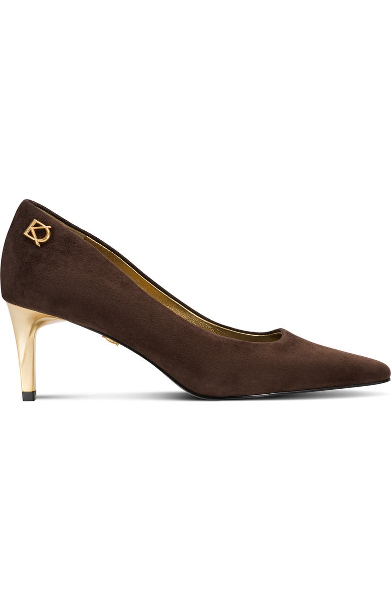 Donna Karan New York Savita Pump, Alternate, color, Chocolate