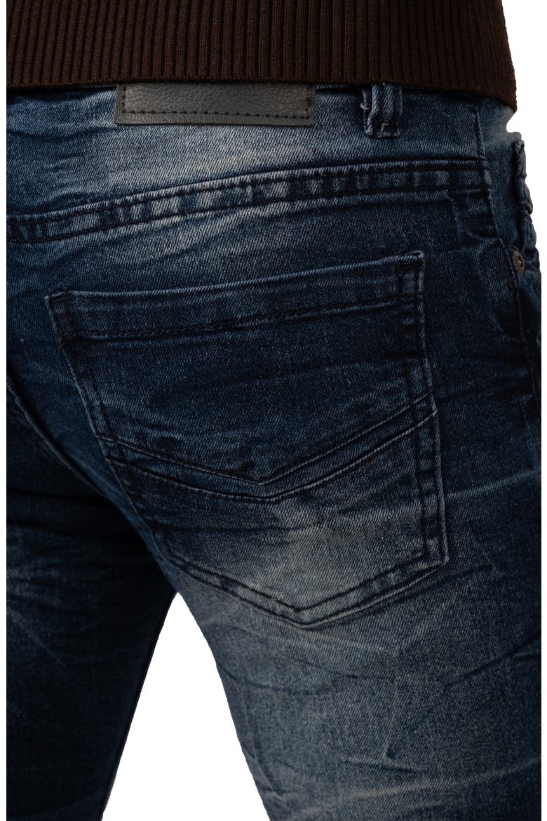 Kids' Stretch 5-Pocket Skinny Jeans, Alternate, color, MED BLUE