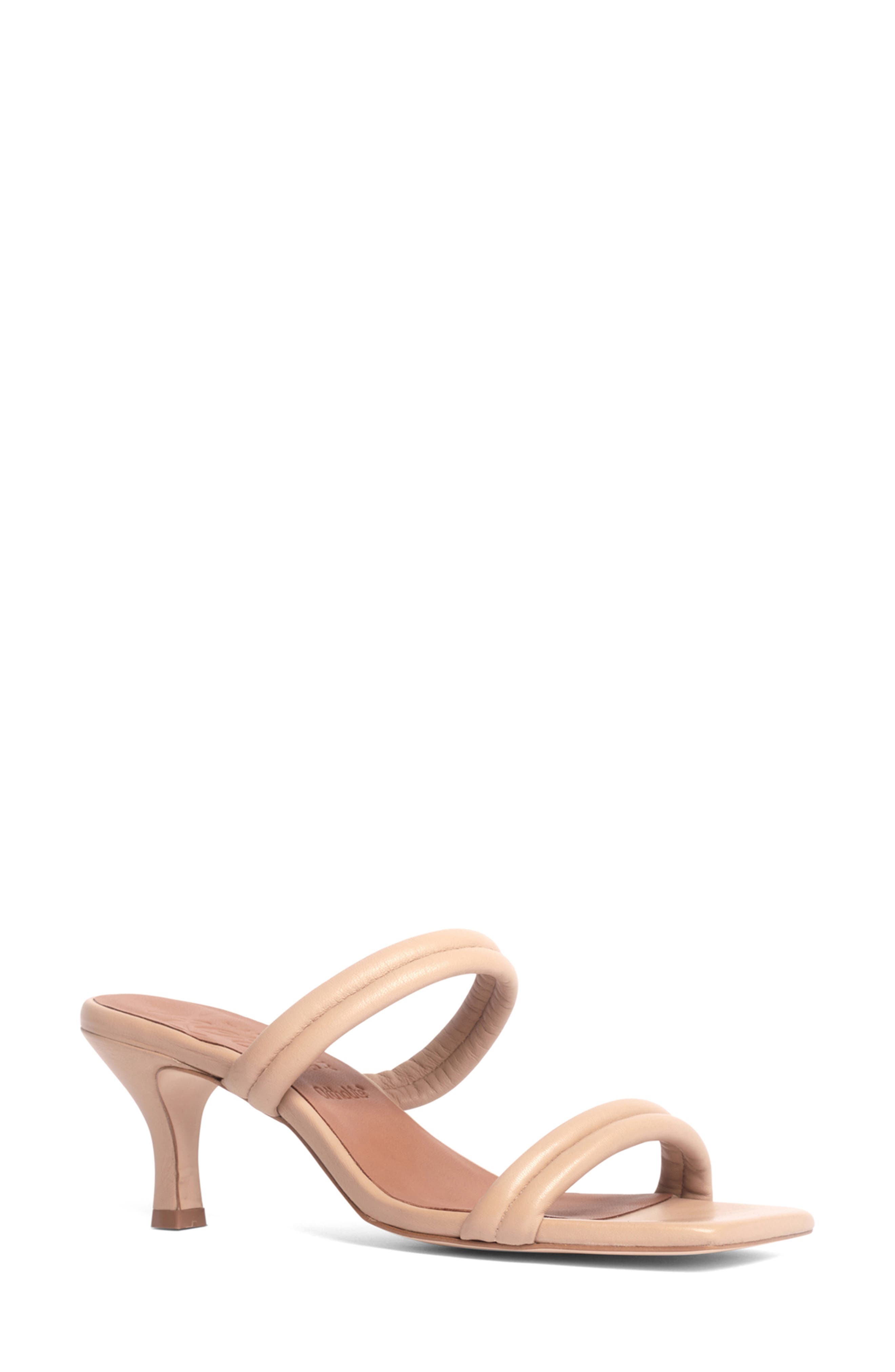 Maya Slide Sandal, Main, color, BEIGE