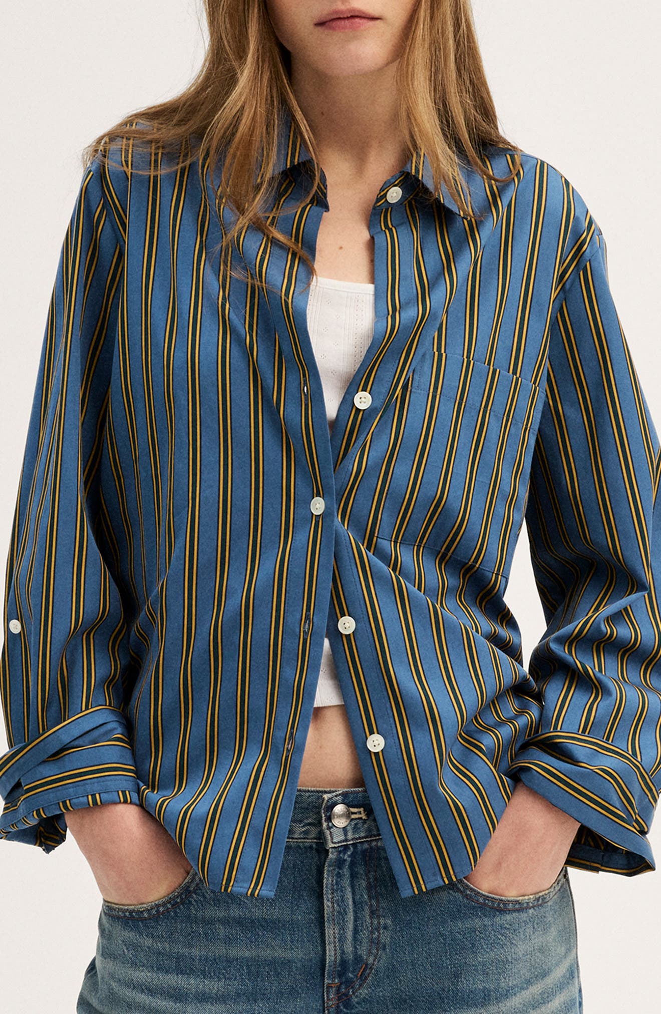 selected PORT BLUE STRIPE