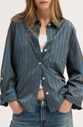 Madewell The Signature Stripe Y-Neck Shirt