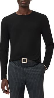 John Varvatos Clemente Lyocell & Wool Long Sleeve T-Shirt