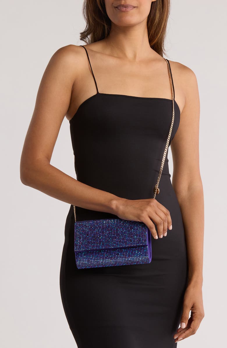 Olga Berg Liv Crystal Clutch, Alternate, color,