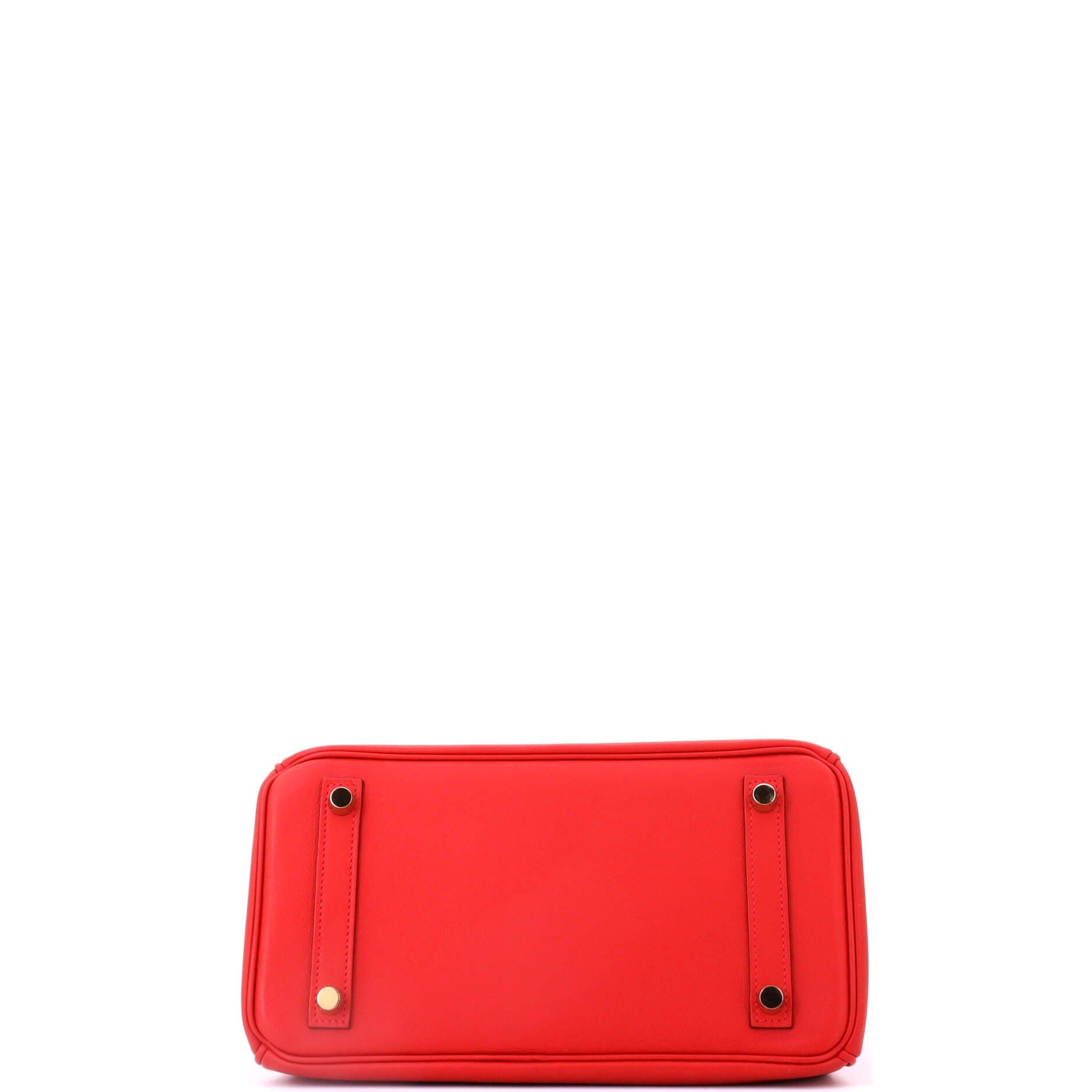 Pre-Owned Hermes Birkin Handbag Red Swift with Gold Hardware 25, Alternate, color, Rouge Casaque