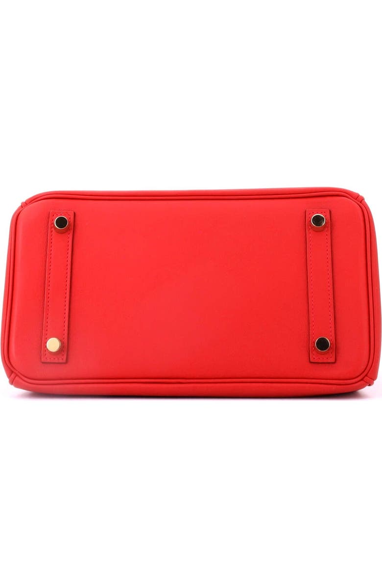 Pre-Owned Hermes Birkin Handbag Red Swift with Gold Hardware 25, Alternate, color, Rouge Casaque