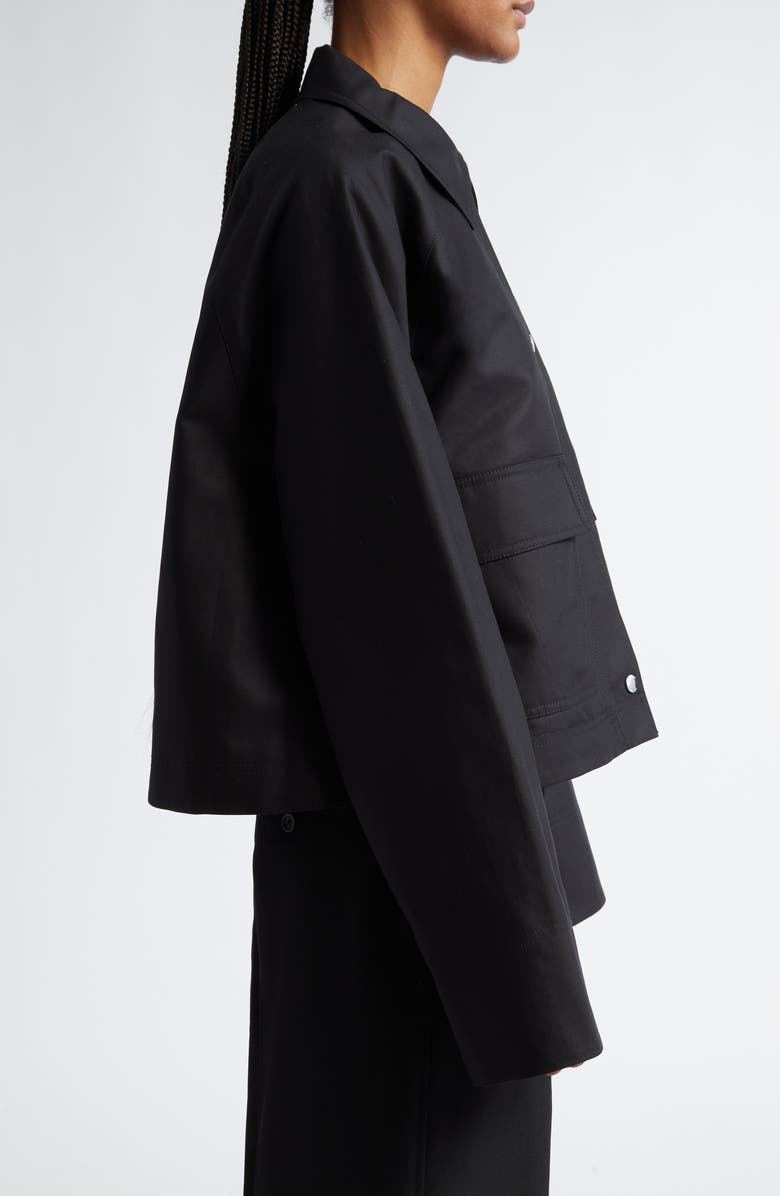 TOTEME Oversize Crop Jacket, Alternate, color,