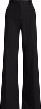Polo Ralph Lauren Beaton Stretch Cotton Wide Leg Pants