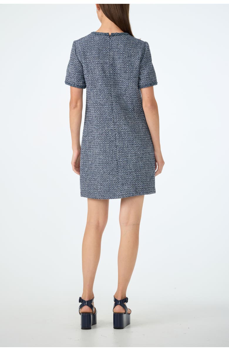 Trina Turk Akara Tweed Shift Dress, Alternate, color, Multi