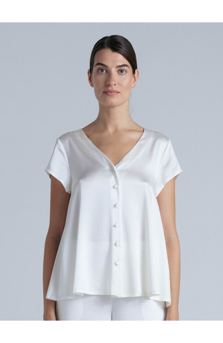 Alas Silk Short Sleeve Shirt, Main, color, 