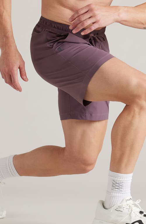 Rhone Pursuit 7-inch Unlined Training Shorts In Shadow Plum